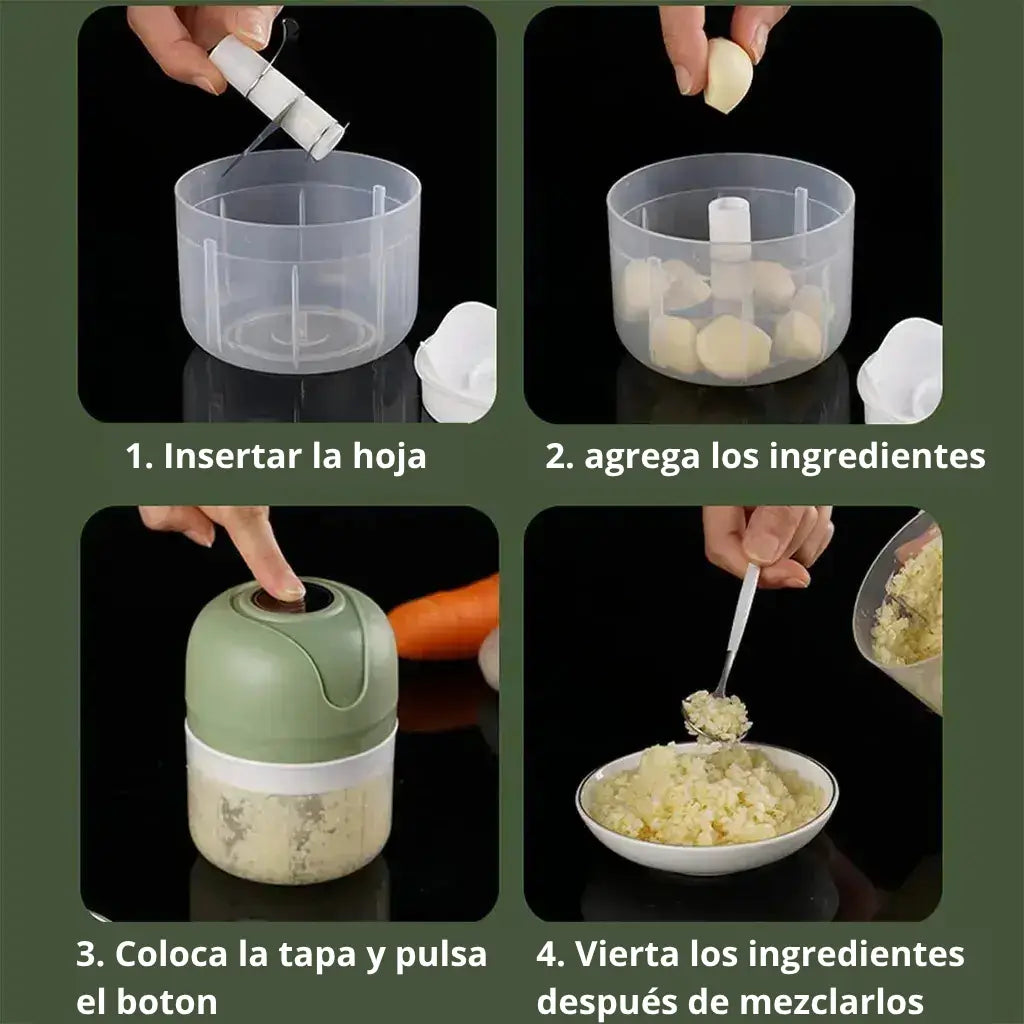 QuickBlend - Prepara tus ingredientes sin enchufes ni enredos.