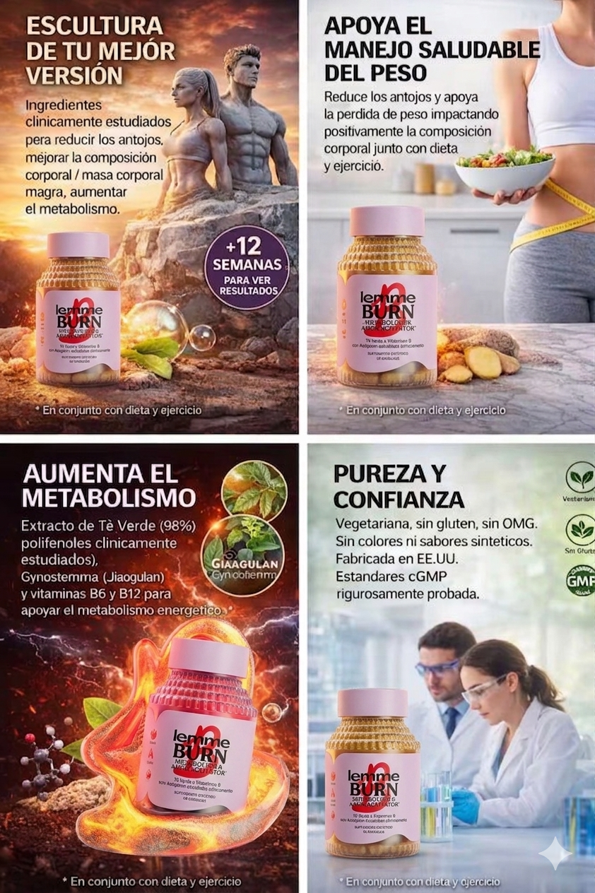 Lemme Burn reduce grasa y tonifica tu abdomen en 12 días