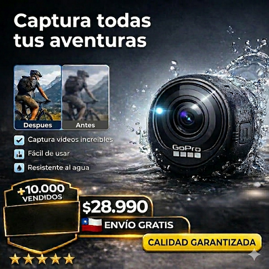 Clearshot –  Graba cada aventura en alta definición sin cargar equipo pesado