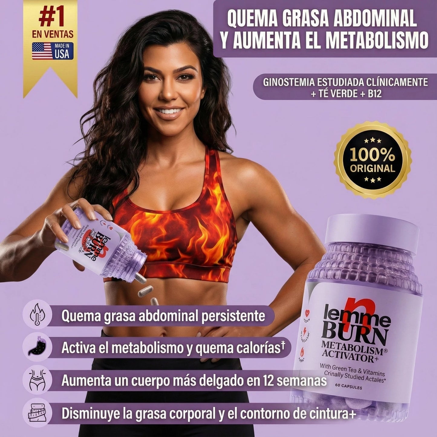 Lemme Burn reduce grasa y tonifica tu abdomen en 12 días