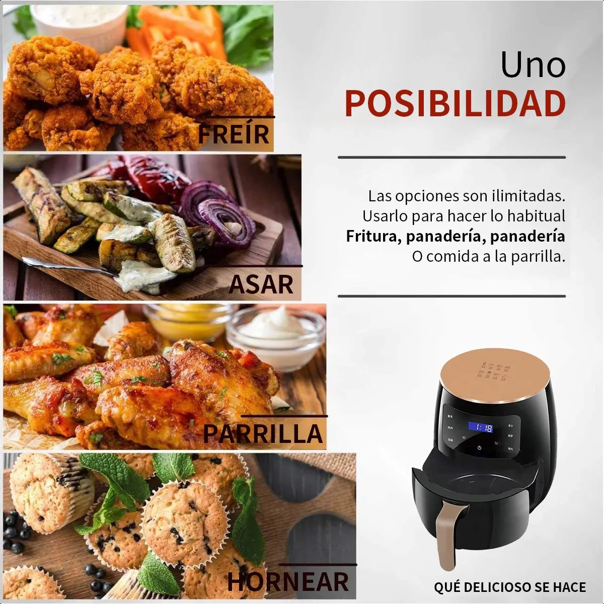 AirCrunch  Fríe facil y sin culpa.